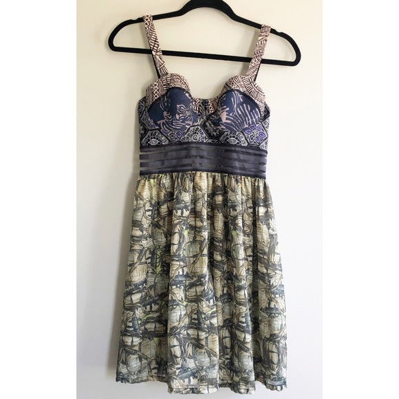 Maaji Back Tie Mini Dress Size Large - Picture 2 of 9